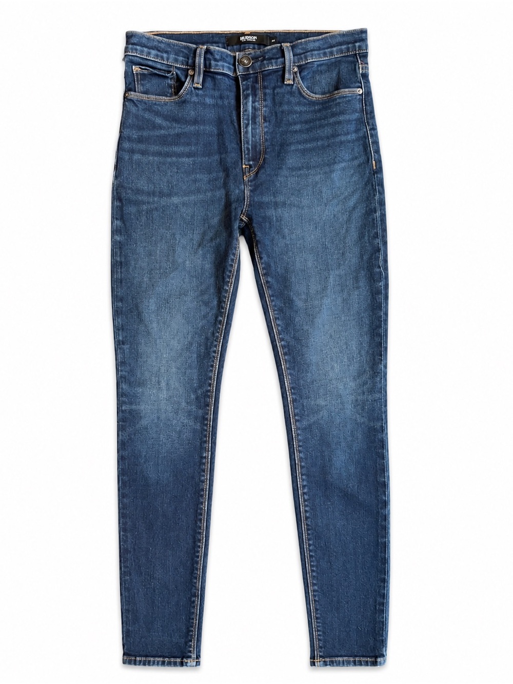 Hudson Barbara Super Skinny Jeans Size 27 Medium Wash Stretch Denim